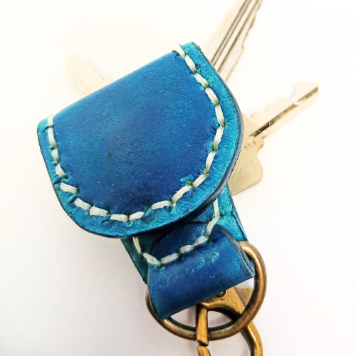 本革 キークリップ