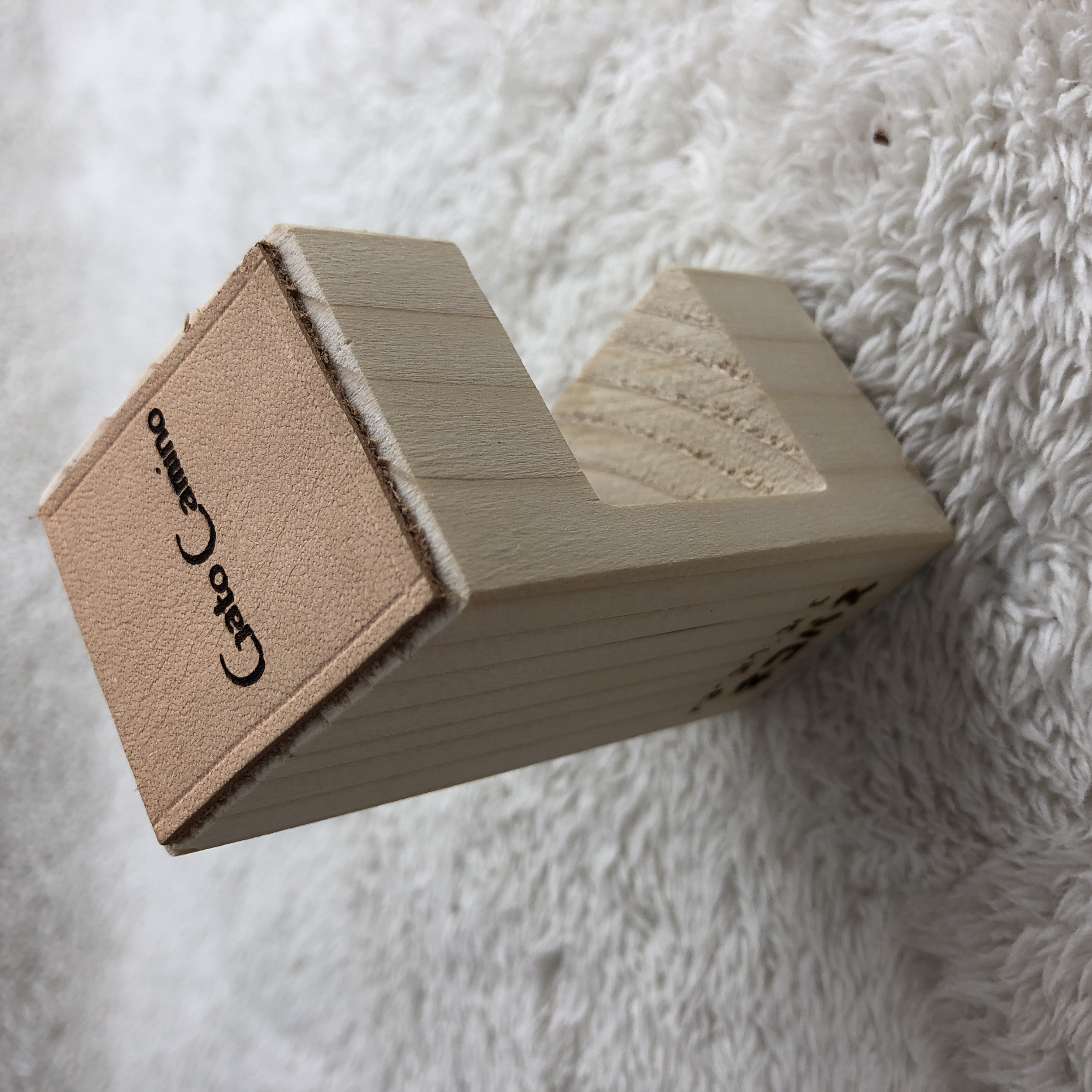 木製 時計スタンド